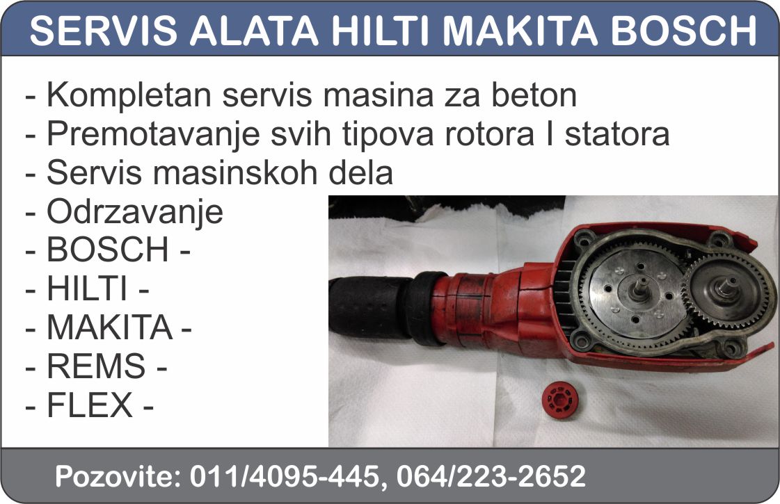 Servis alata hilti makita bosch 